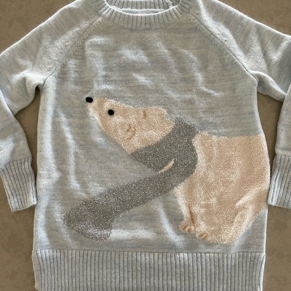 LC Lauren Conrad Petite Polar Bear Sweater - Picture 1 of 6